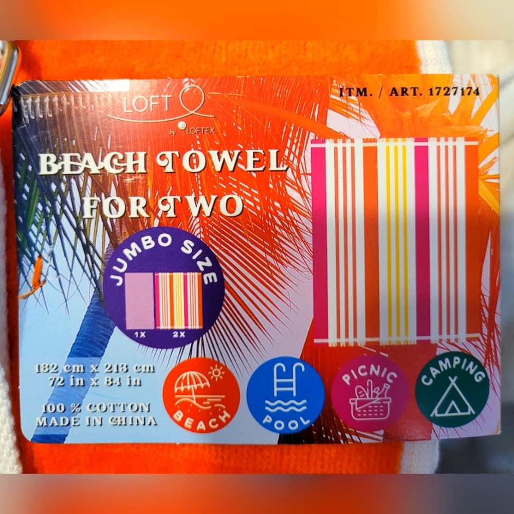 Beach Towel For Two